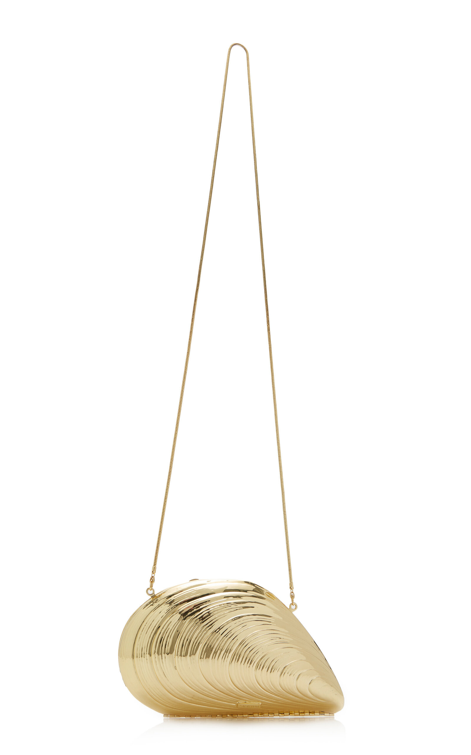 Bridget Oyster Shell Clutch gold - 4