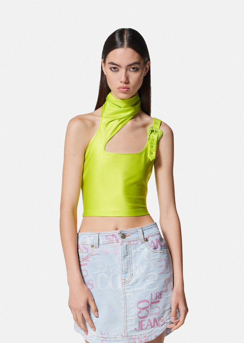 Baroque Buckle Crop Top 3