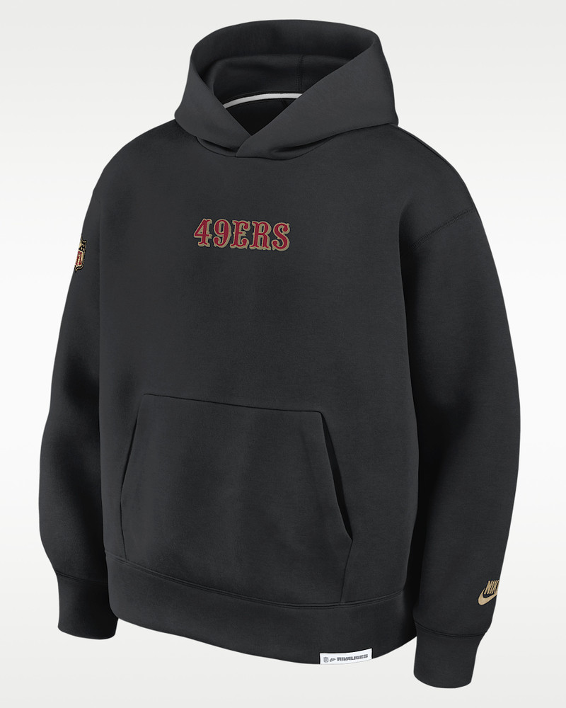 San Francisco 49ers Rivalries Collection Oversized Tech Fleece Men's Nike NFL Pullover Hoodie 9