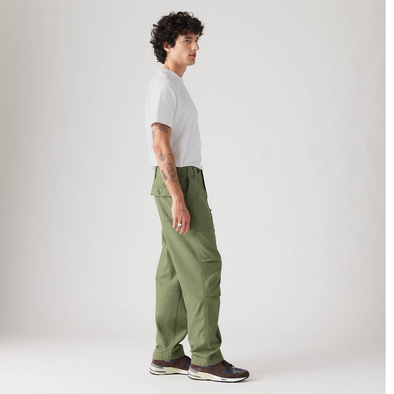 LOOSE STRAIGHT SURPLUS MEN'S PANTS - 6