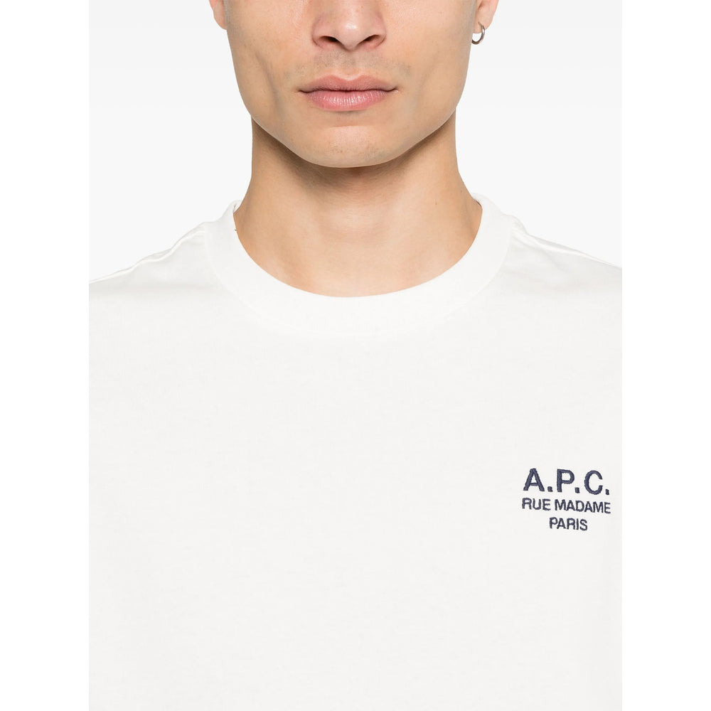 A.P.C. White T-Shirts & Vests - T-Shirts Men - 5