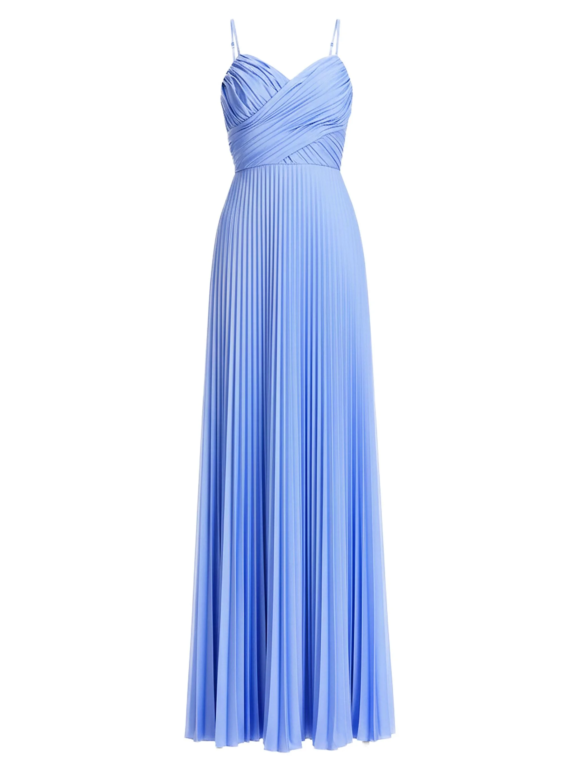 Women's Aspen Pleated Gown - Sky - 1
