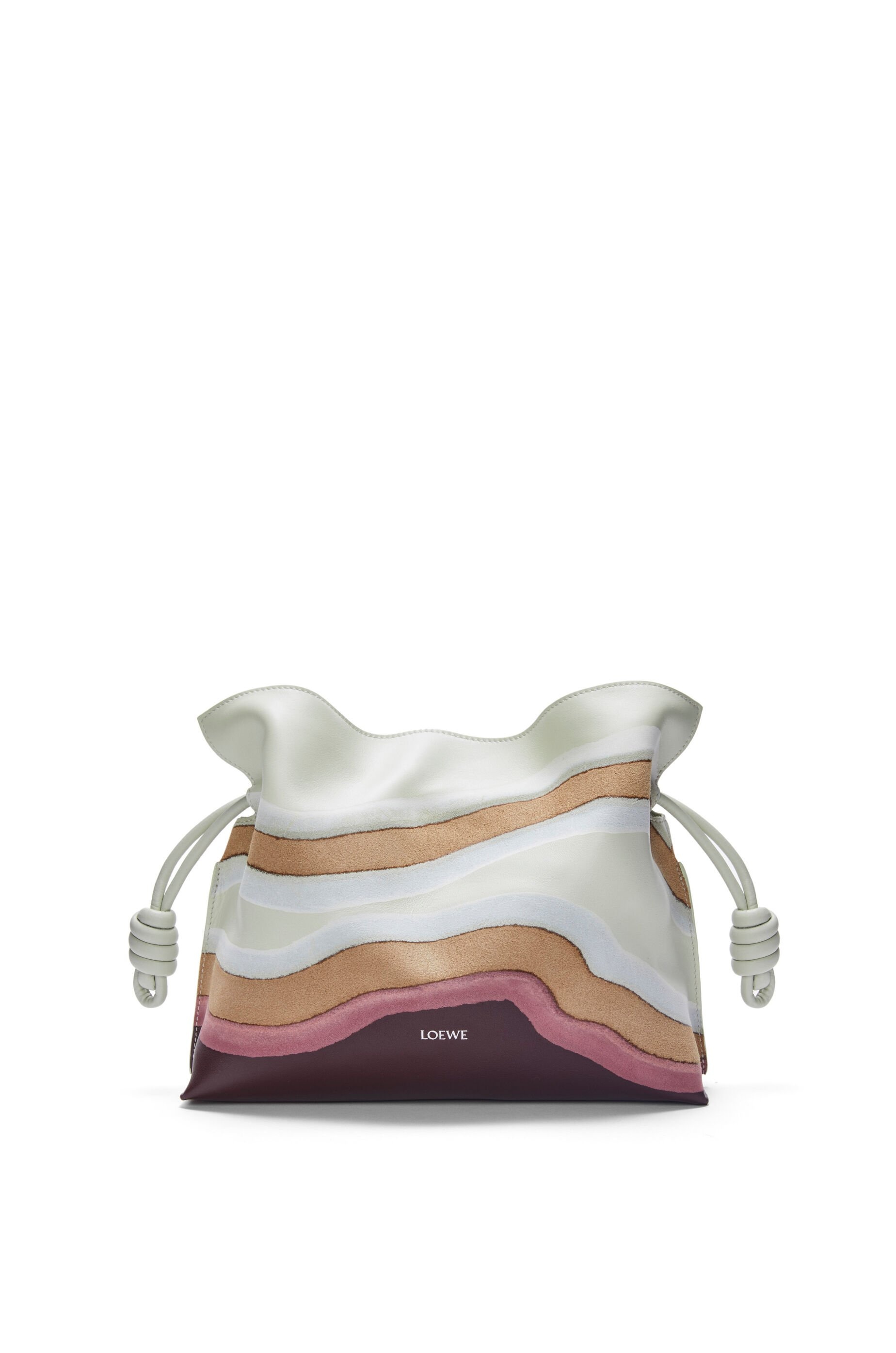 Medium Flamenco clutch in nappa calfskin - 1