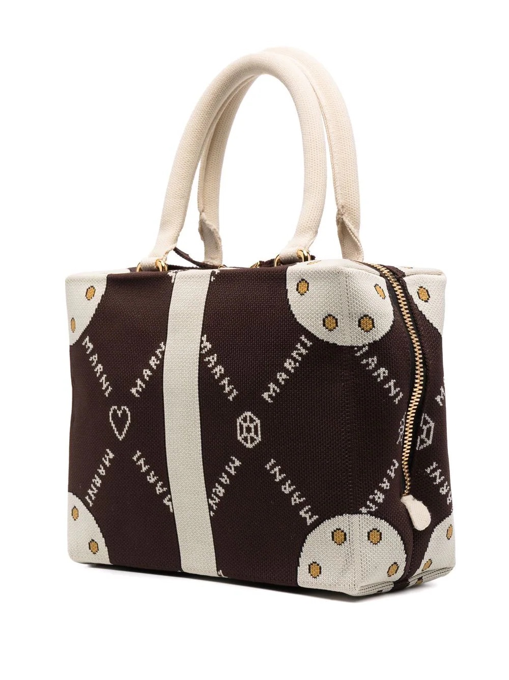 buckle-print tote bag - 3