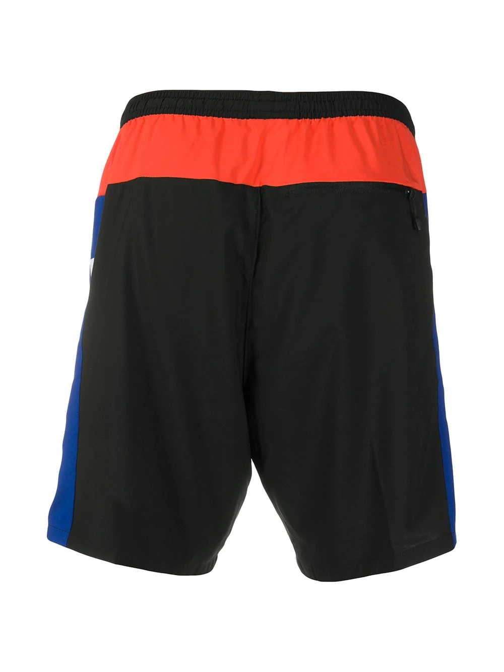 colour-block logo shorts - 2