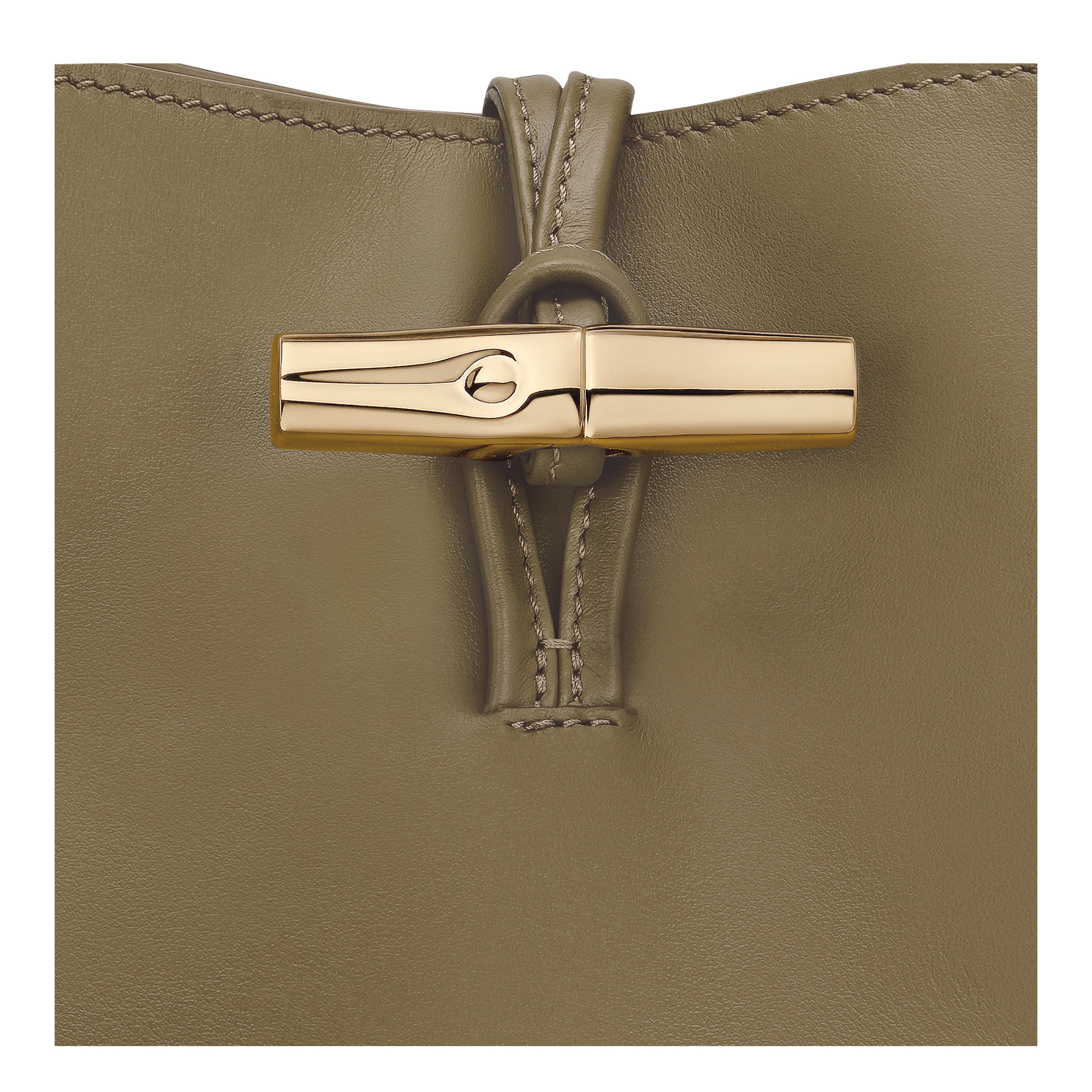 Le Roseau M Hobo bag Olive - Leather - 6