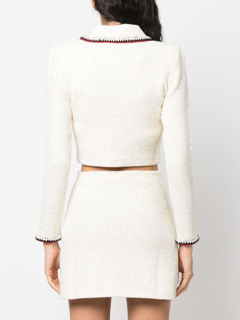 sequin-embellished knitted sweatshirt - 4
