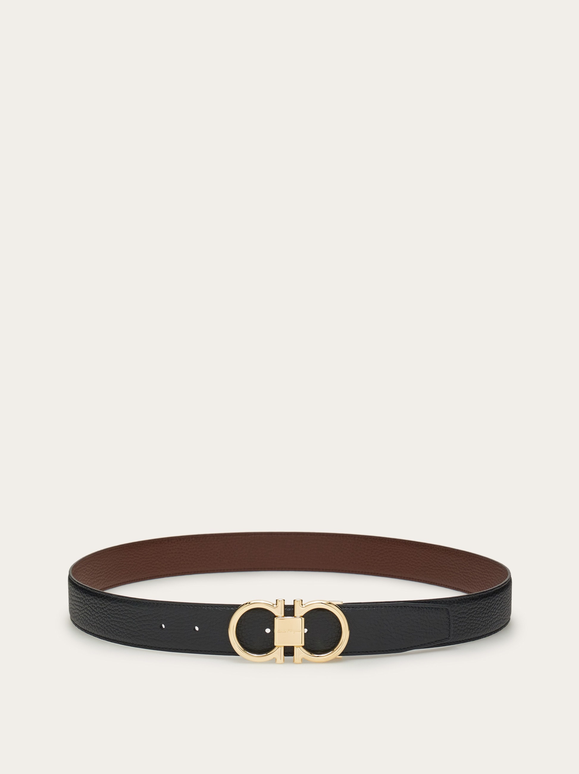 Reversible and adjustable Gancini belt - 3