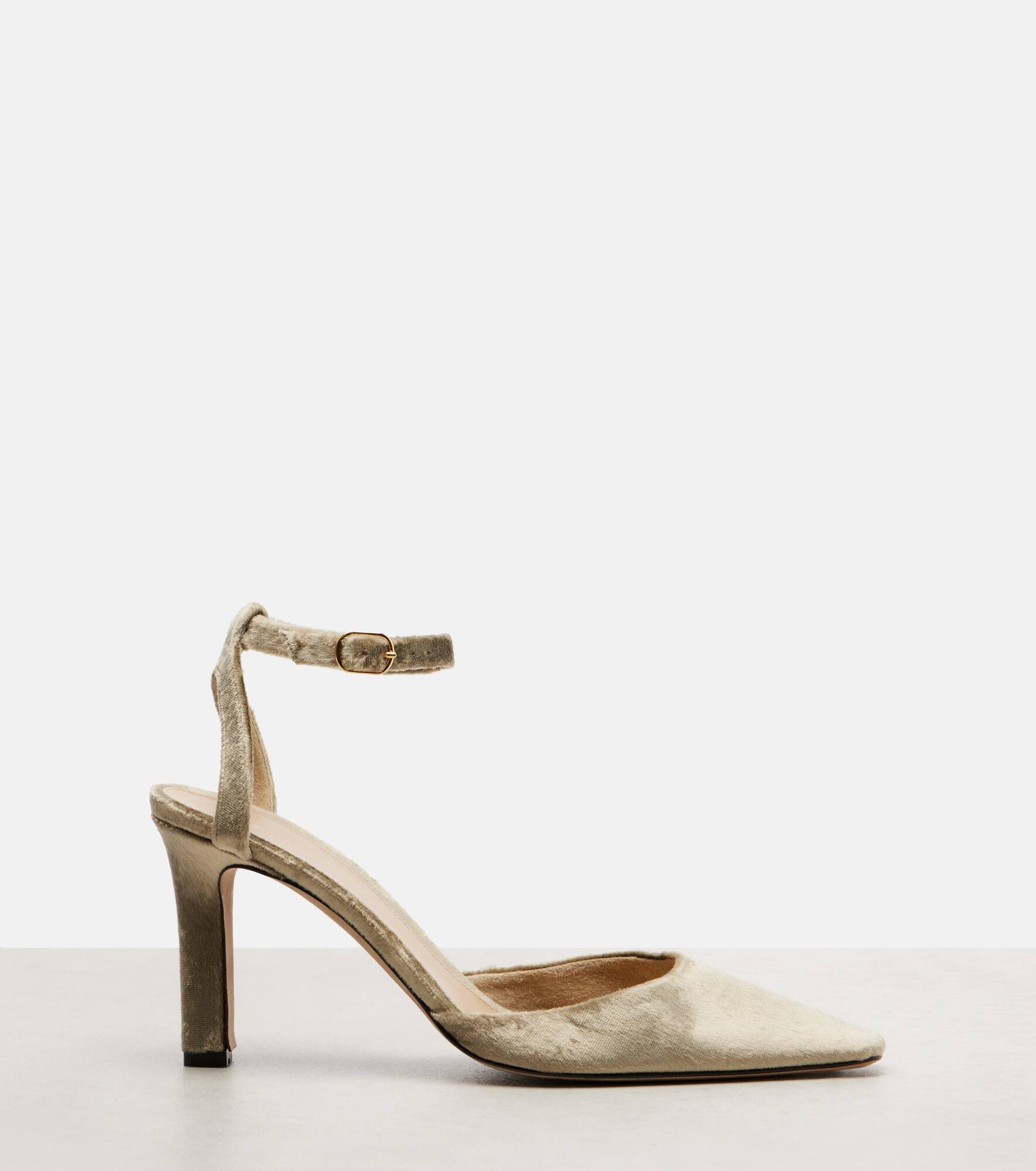 Carla 80 velvet pumps - 4