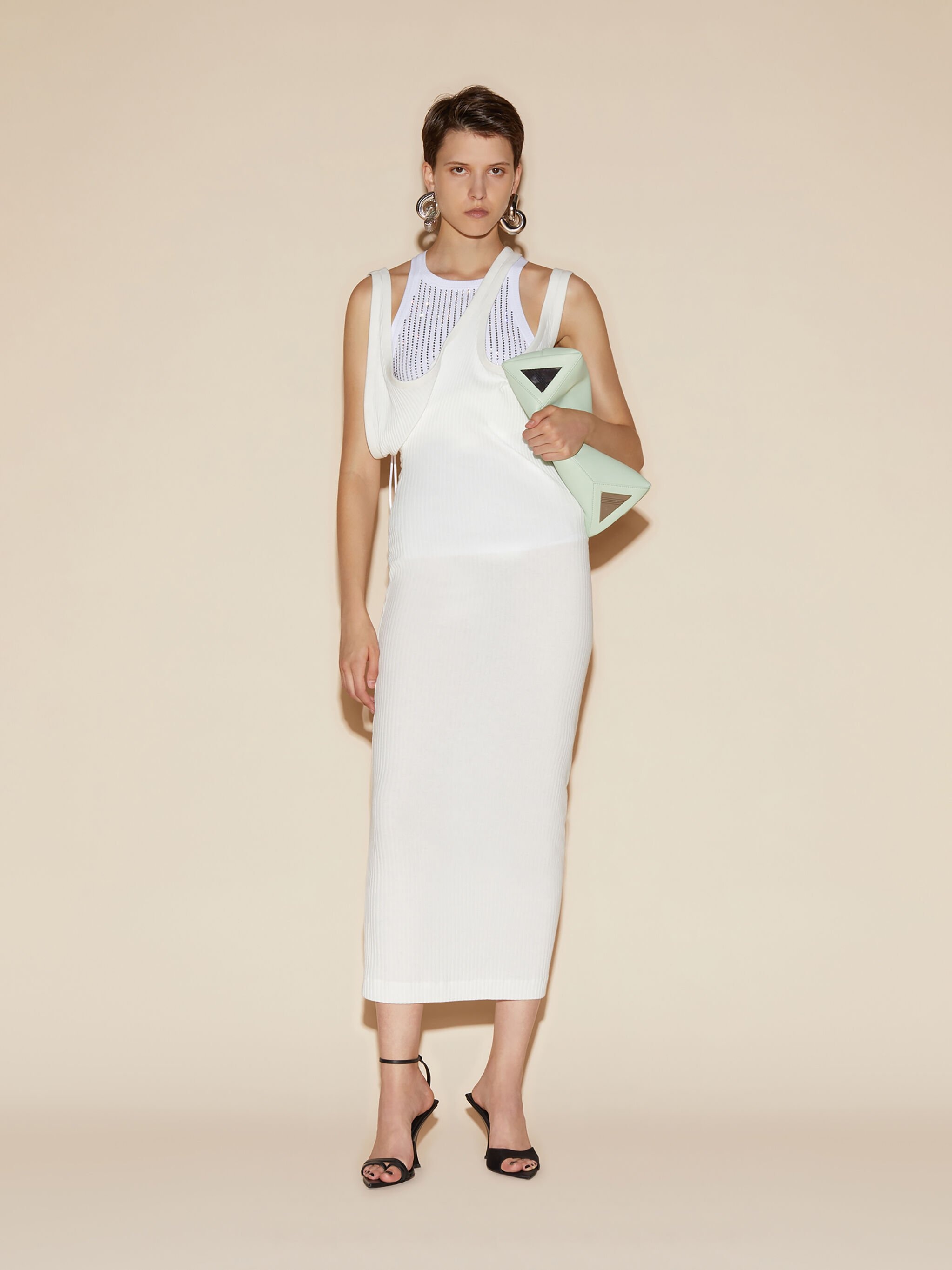 WHITE MIDI DRESS - 2