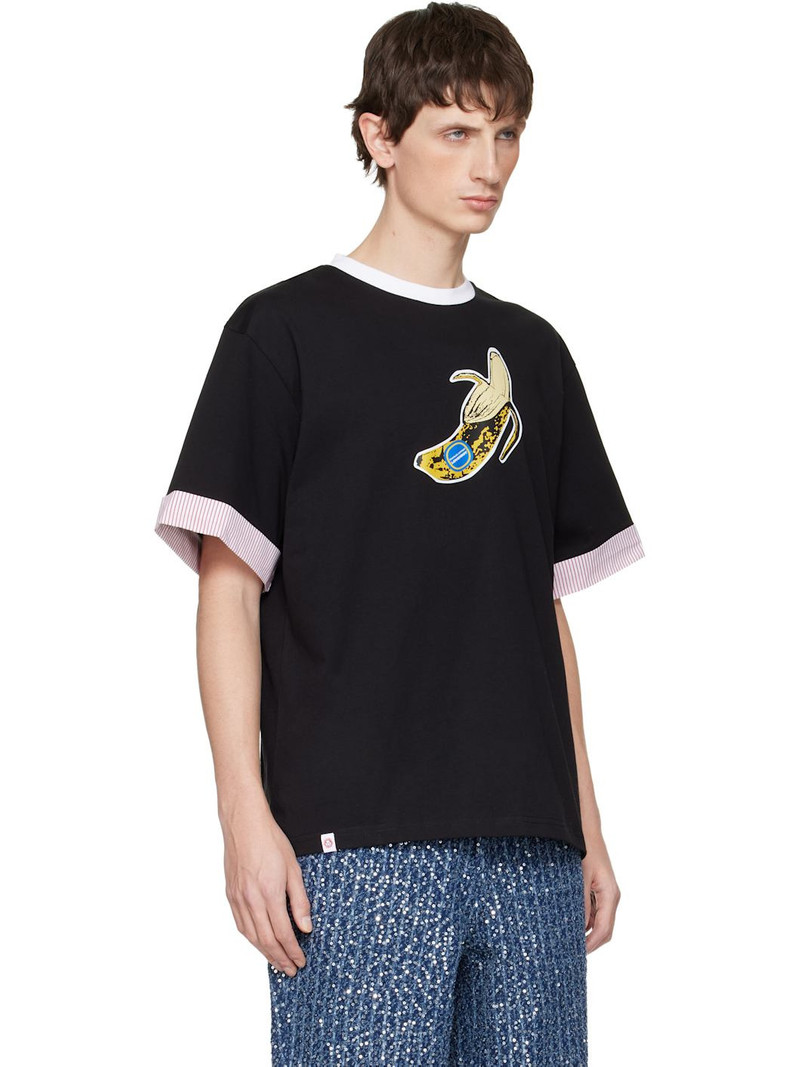Black Turn Up T-shirt 2