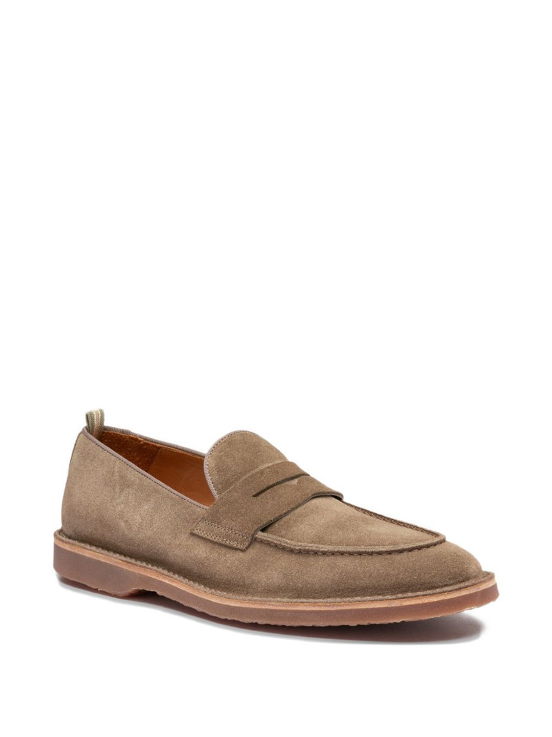 OFFICINE CREATIVE kent panelled leather loafers outlook