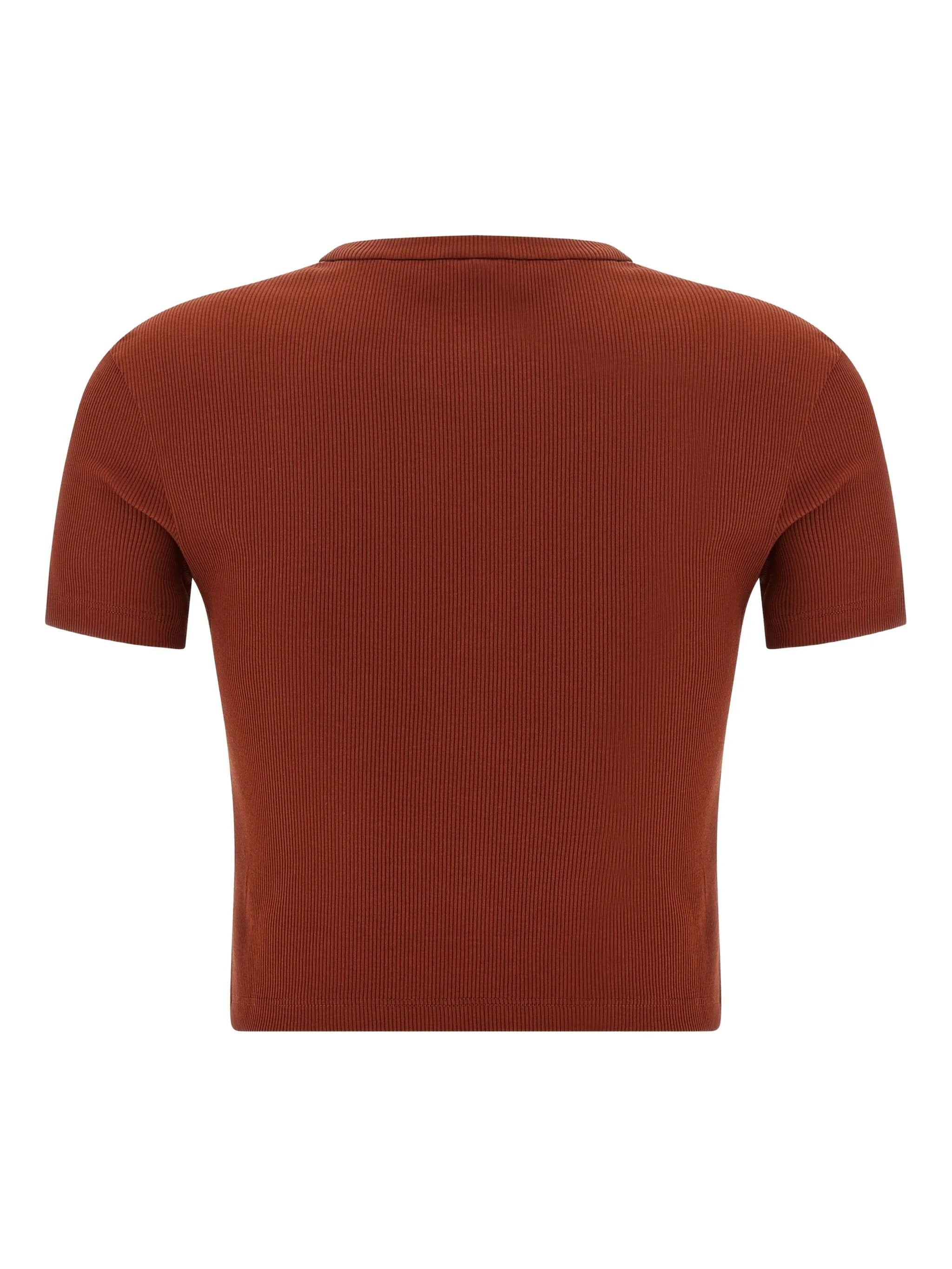 Fendi Ribbed Logo Embroidery Top - 4