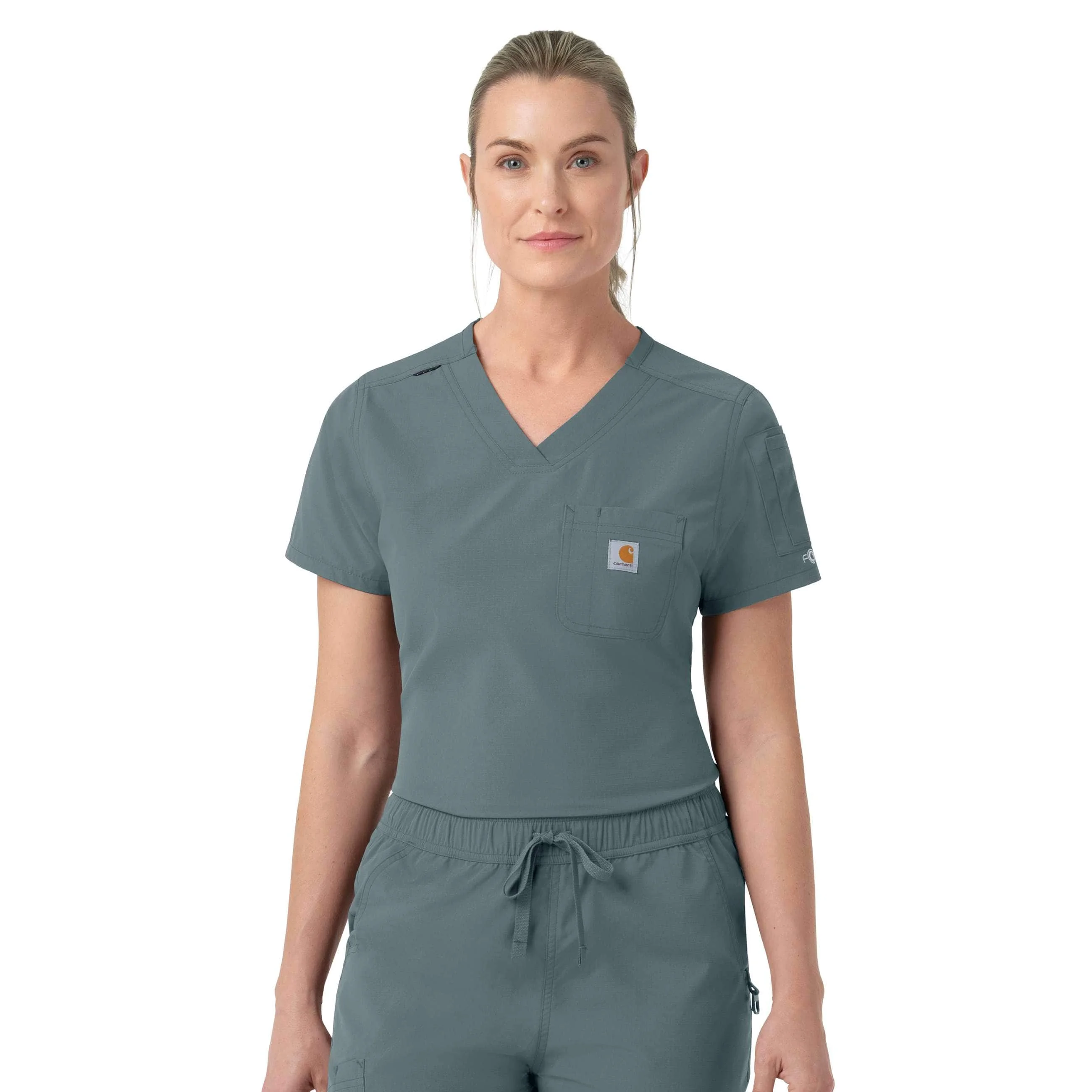 Women's Rugged Flex FLD Tuck-in Scrub Top - 1