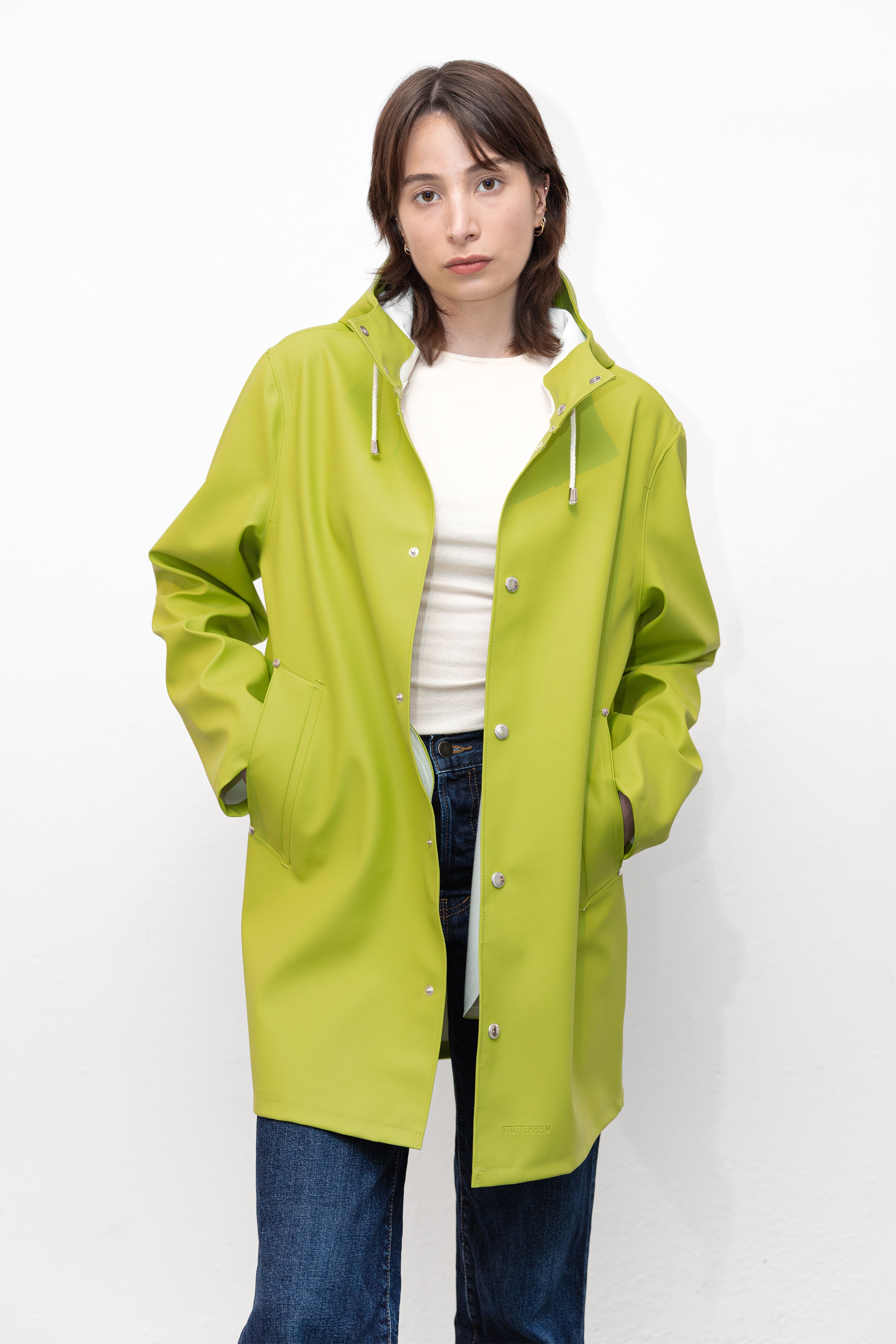 Stockholm Raincoat Lima Bean Green - 1