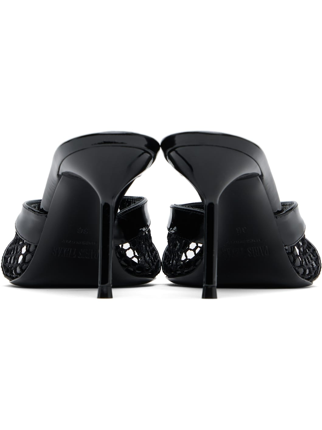 Black Lidia 70 Mules - 2