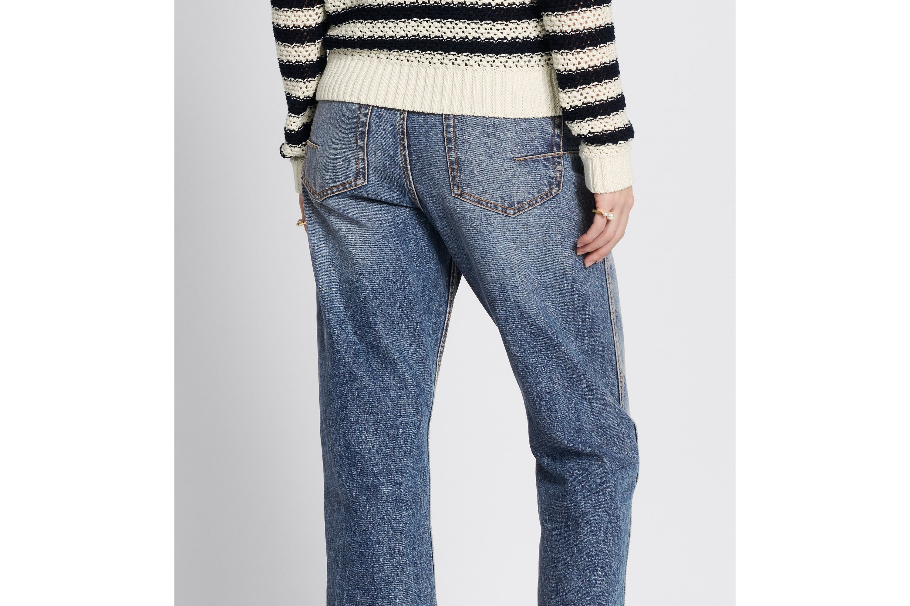 Dior Dior 8 Straight Cropped Jeans, D03 | REVERSIBLE