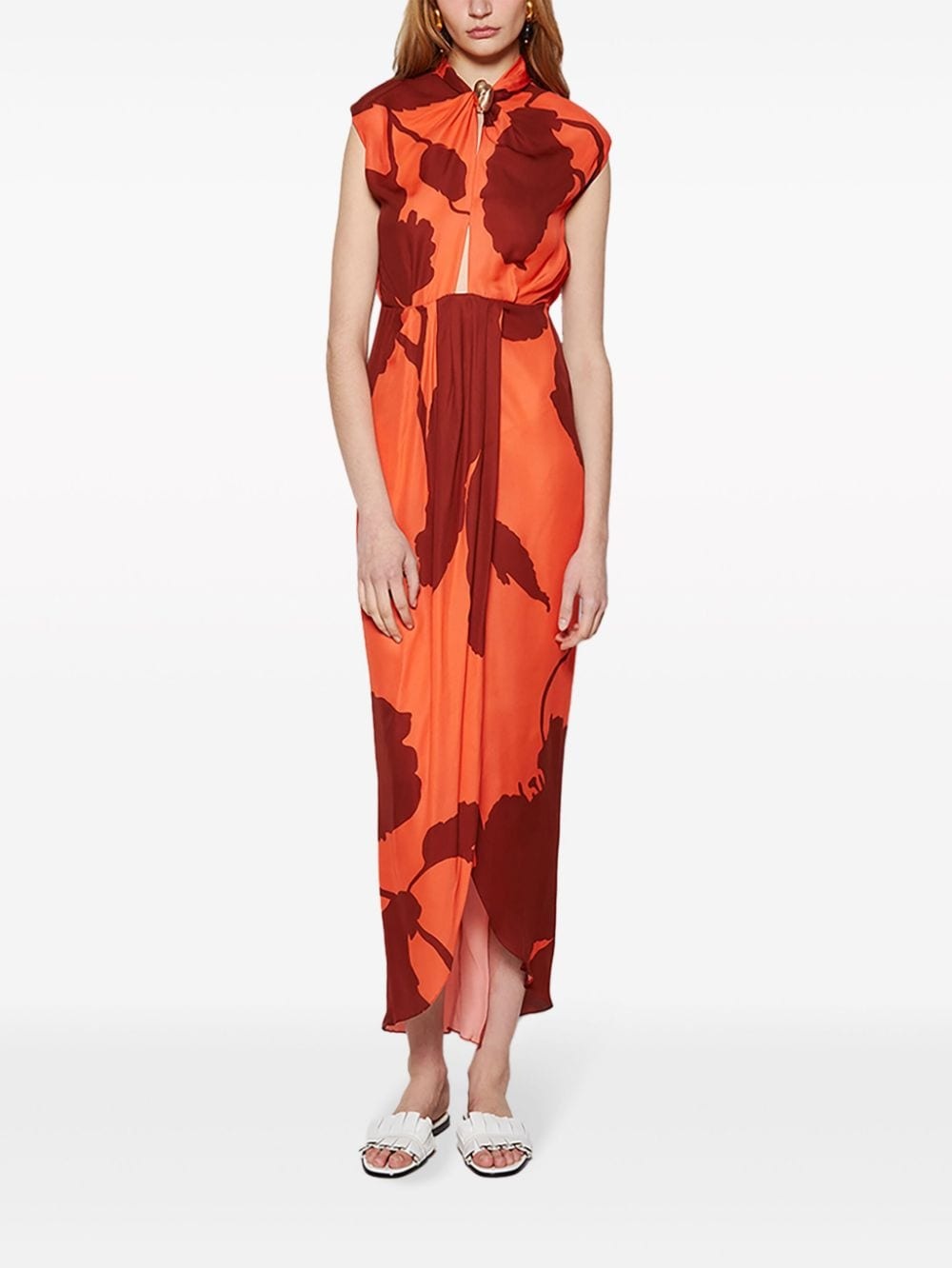 Inspiring Vistas silk maxi dress - 2