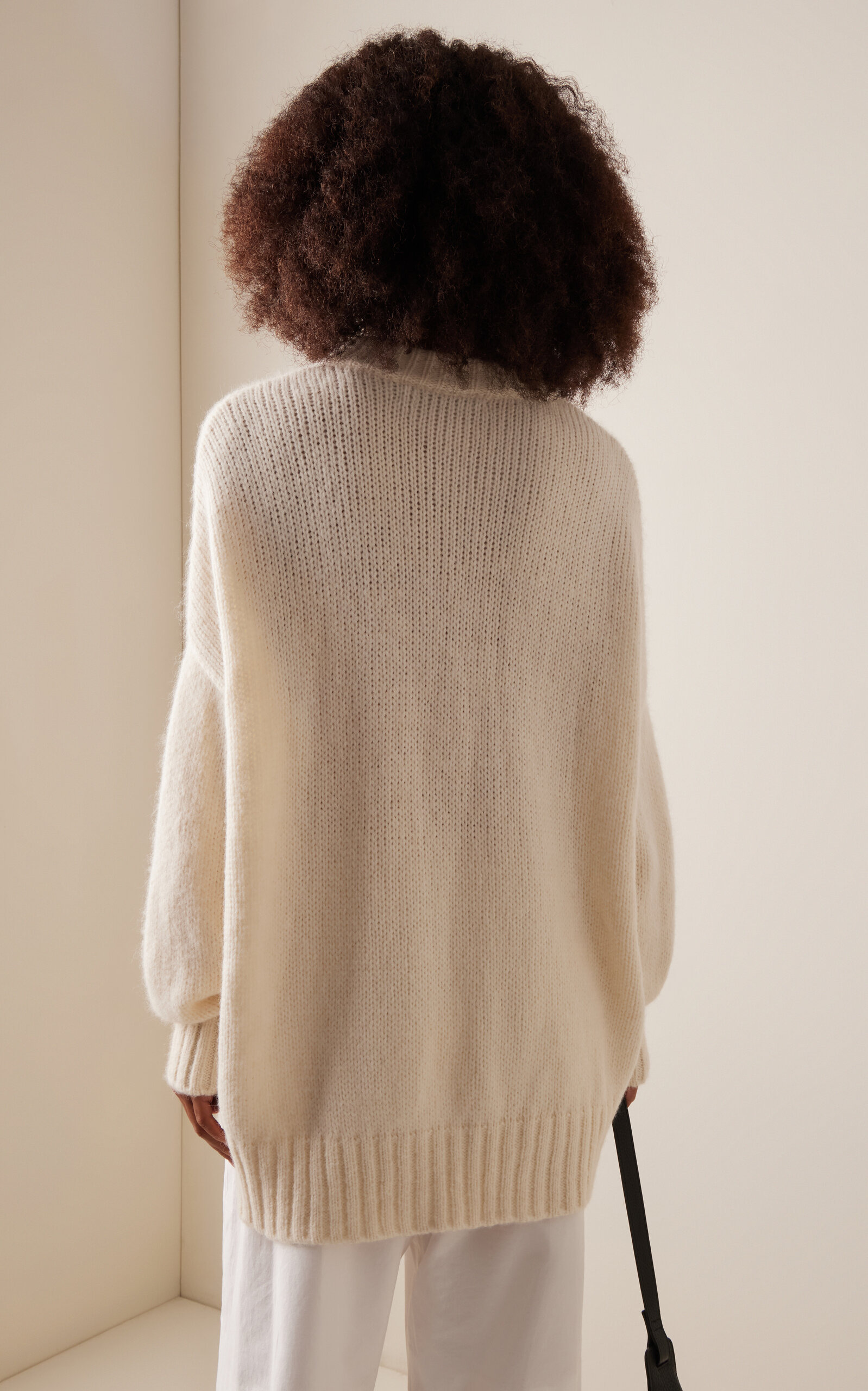 Alpaca-Blend Sweater ivory - 4