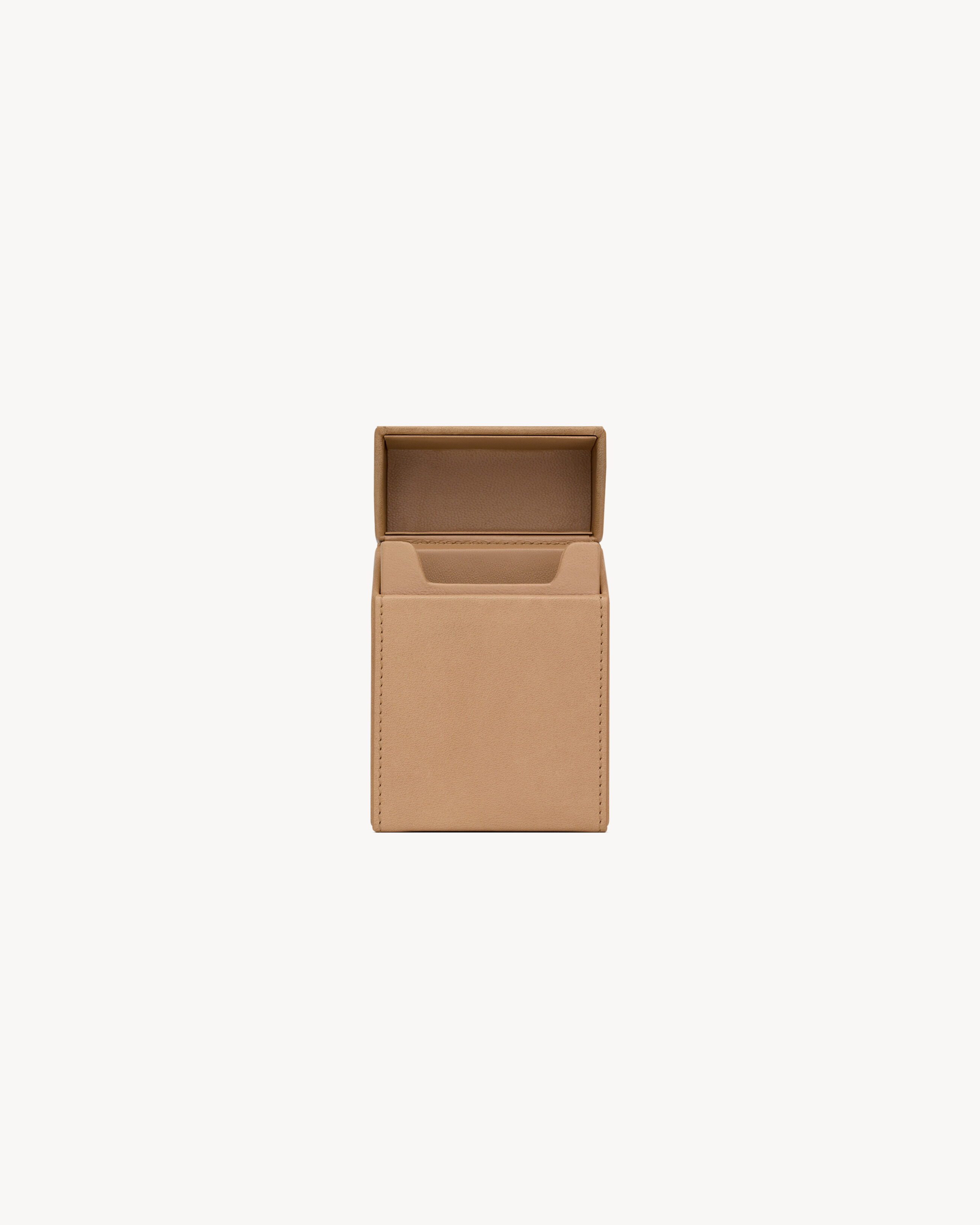 SAINT LAURENT PARIS CIGARETTE BOX IN VEGETABLE-TANNED LEATHER - 4