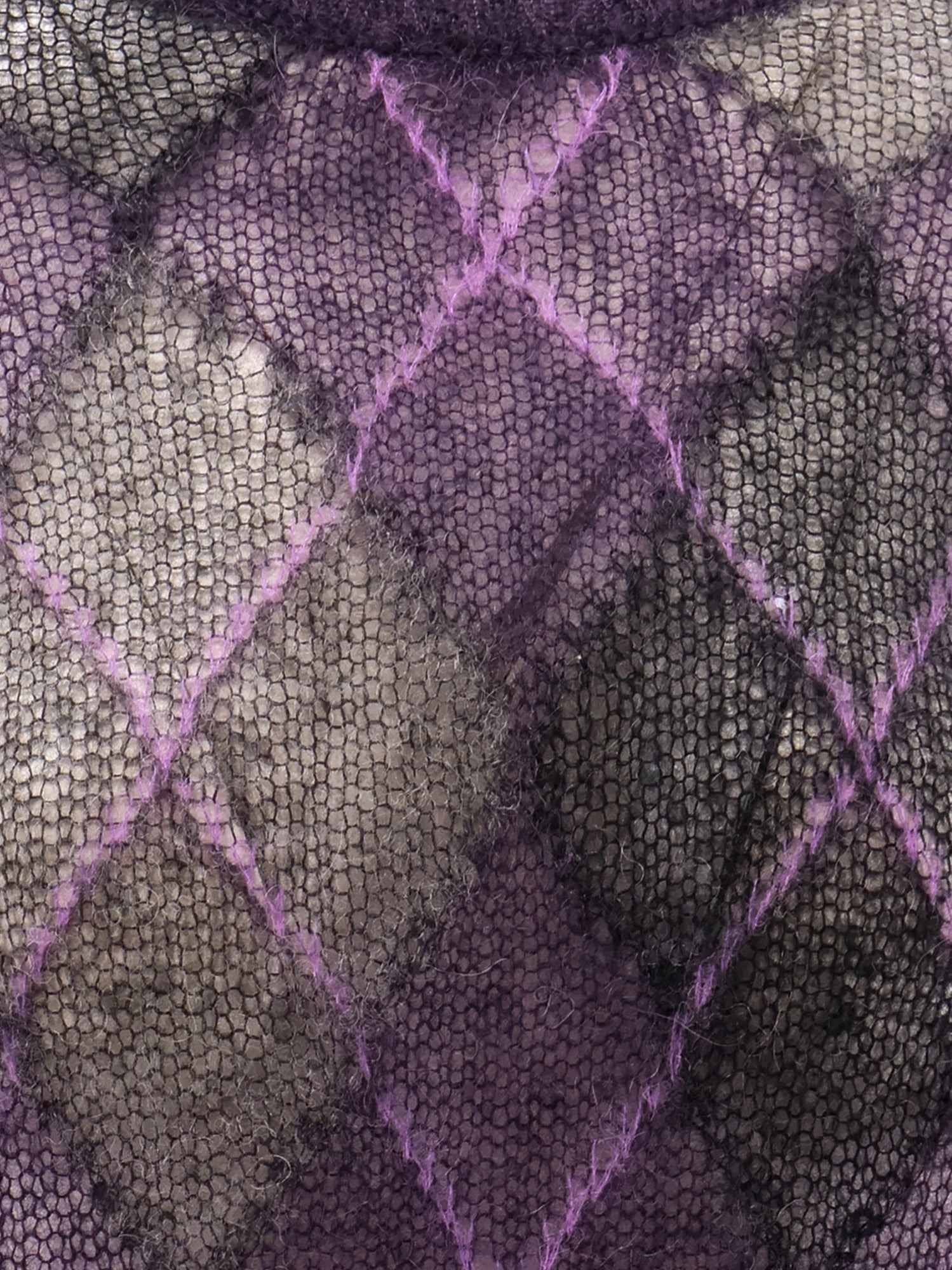 Dior Women Diamond Pattern Mohair Blend Sweater - 3