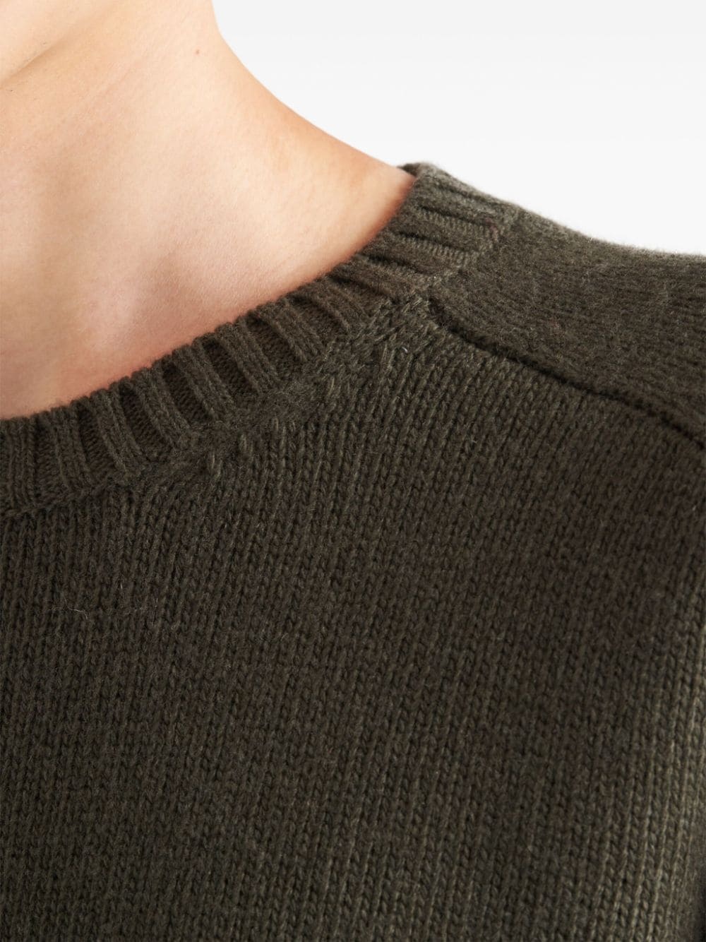 triangle-logo crew-neck jumper - 6
