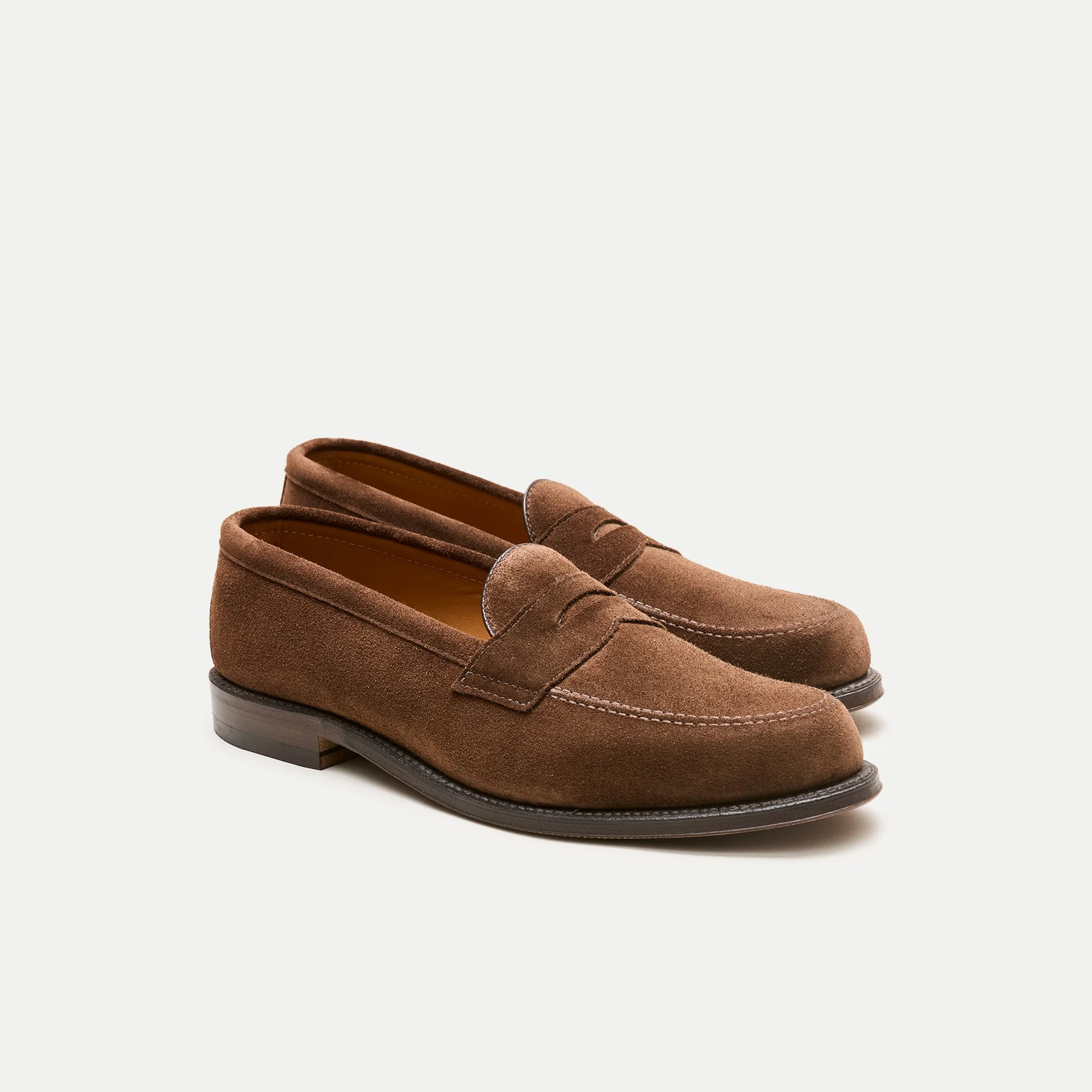 Alden® for J.Crew leisure loafers in suede - 1