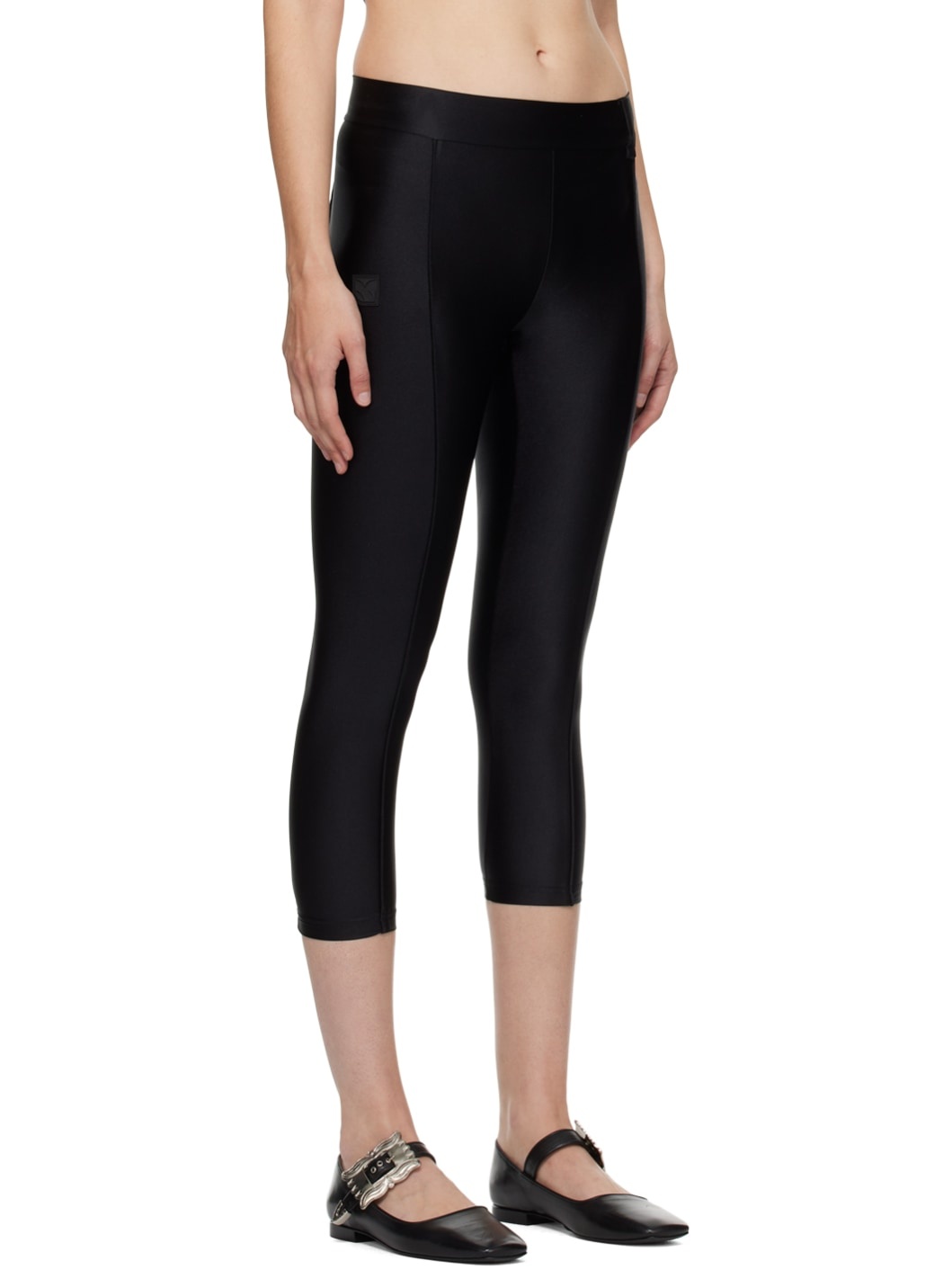 Black Piping Leggings - 2
