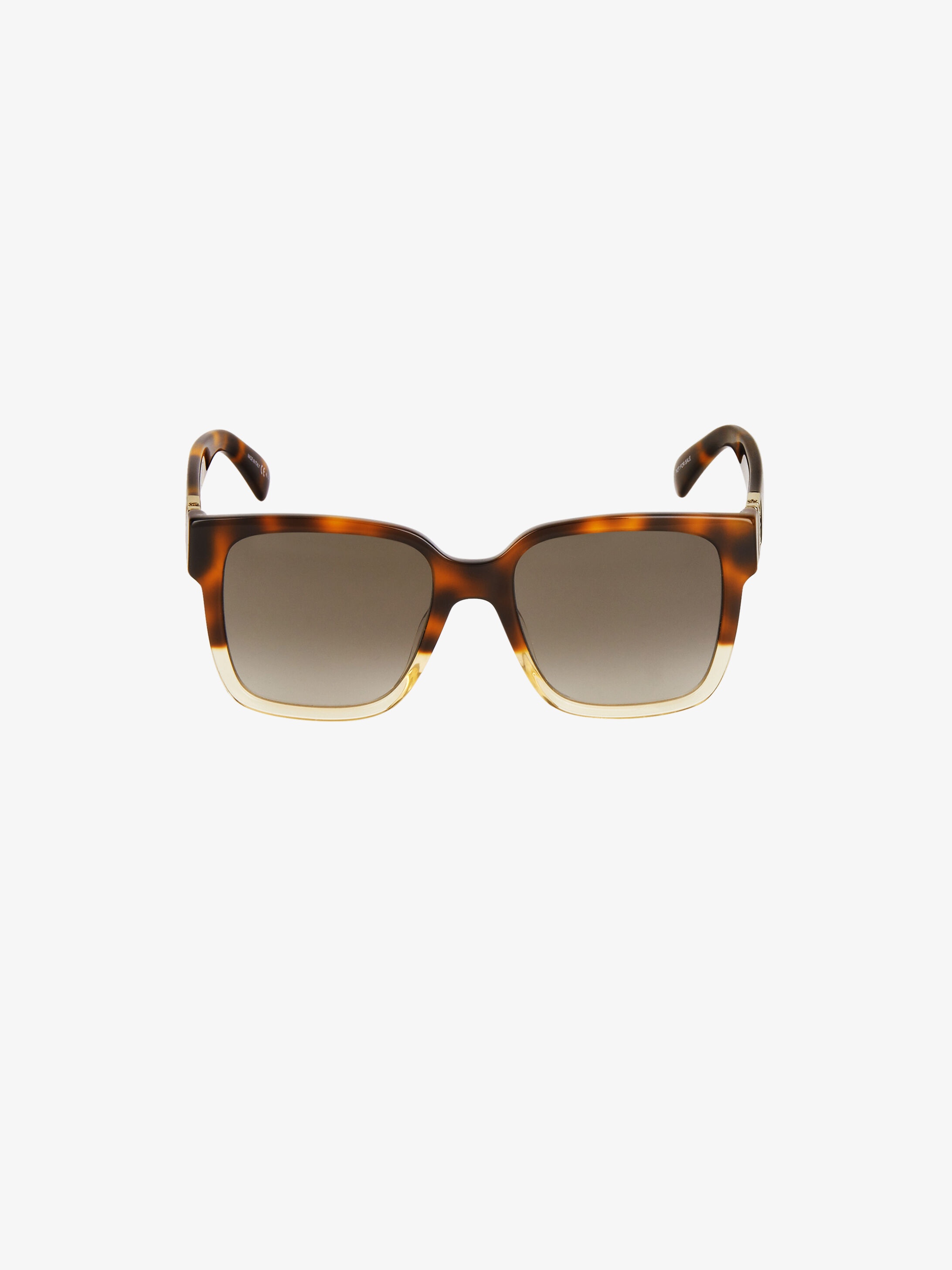 Two tone GV3 square sunglasses in acetate - 5