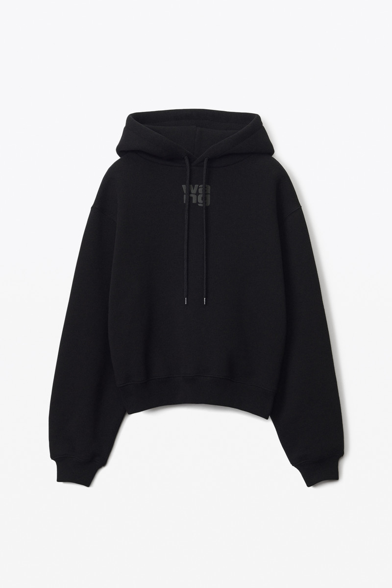 PUFF LOGO HOODIE IN STRUCTURED TERRY 1