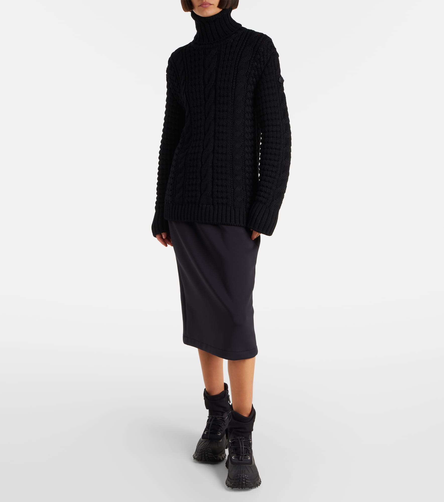 High-rise pencil skirt - 2