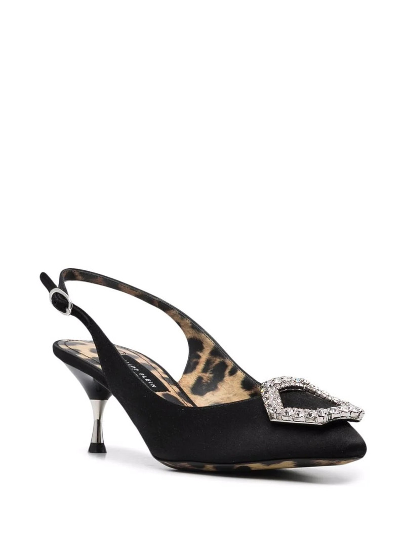 PHILIPP PLEIN Crystal Hexagon pointed pumps outlook