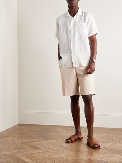 Canali Camp-Collar Linen Shirt outlook