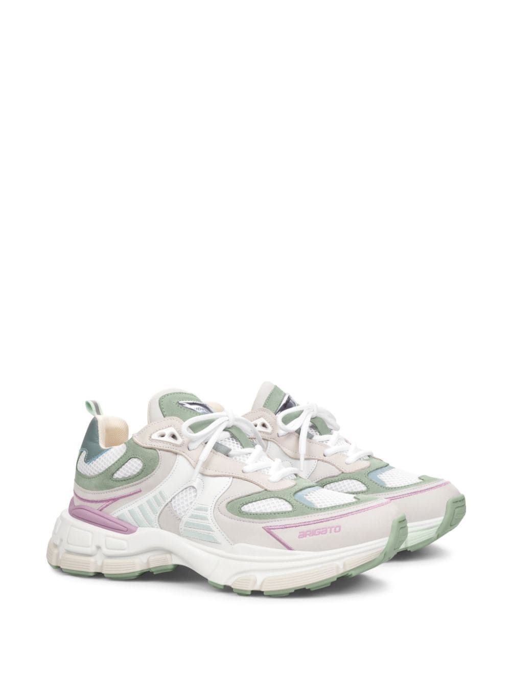 Sphere panelled sneakers - 2