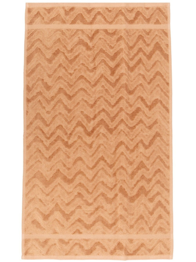Missoni zig-zag-print cotton bath towel outlook
