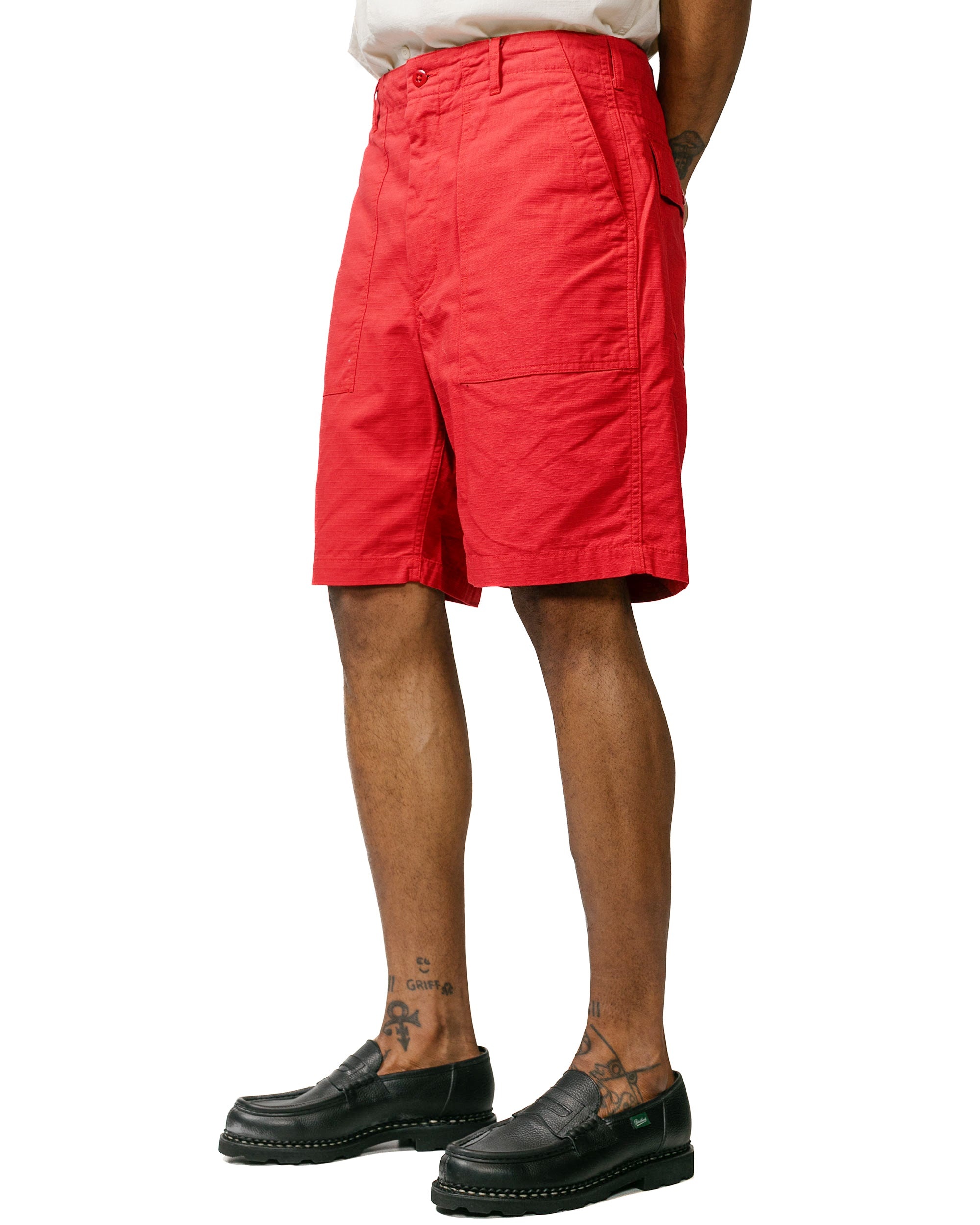 Fatigue Short Red Cotton Ripstop - 2