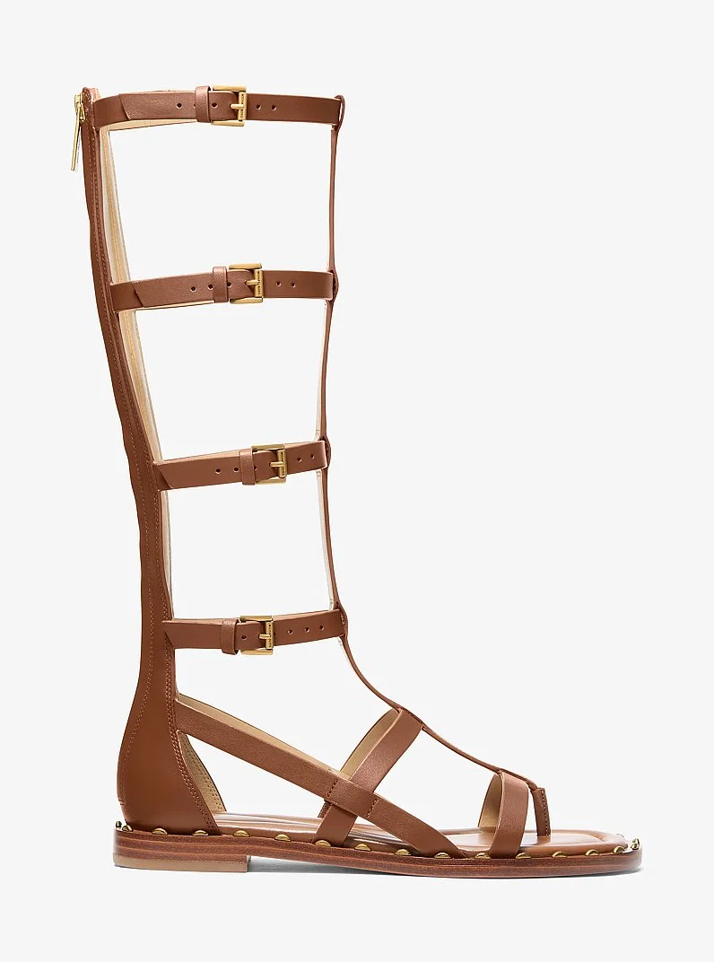 Noa Studded Leather Gladiator Sandal - 1