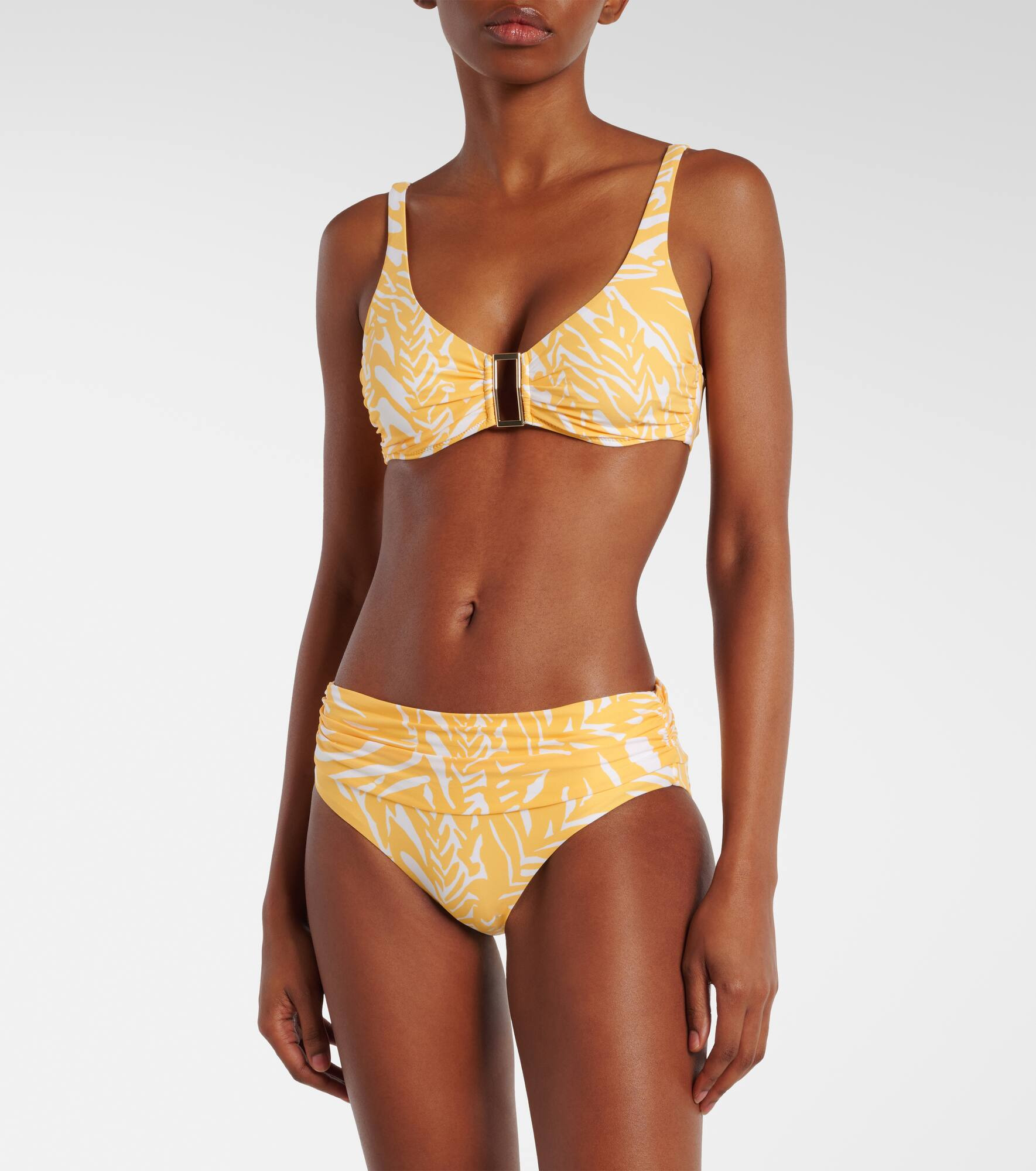 Bel Air printed bikini top - 2