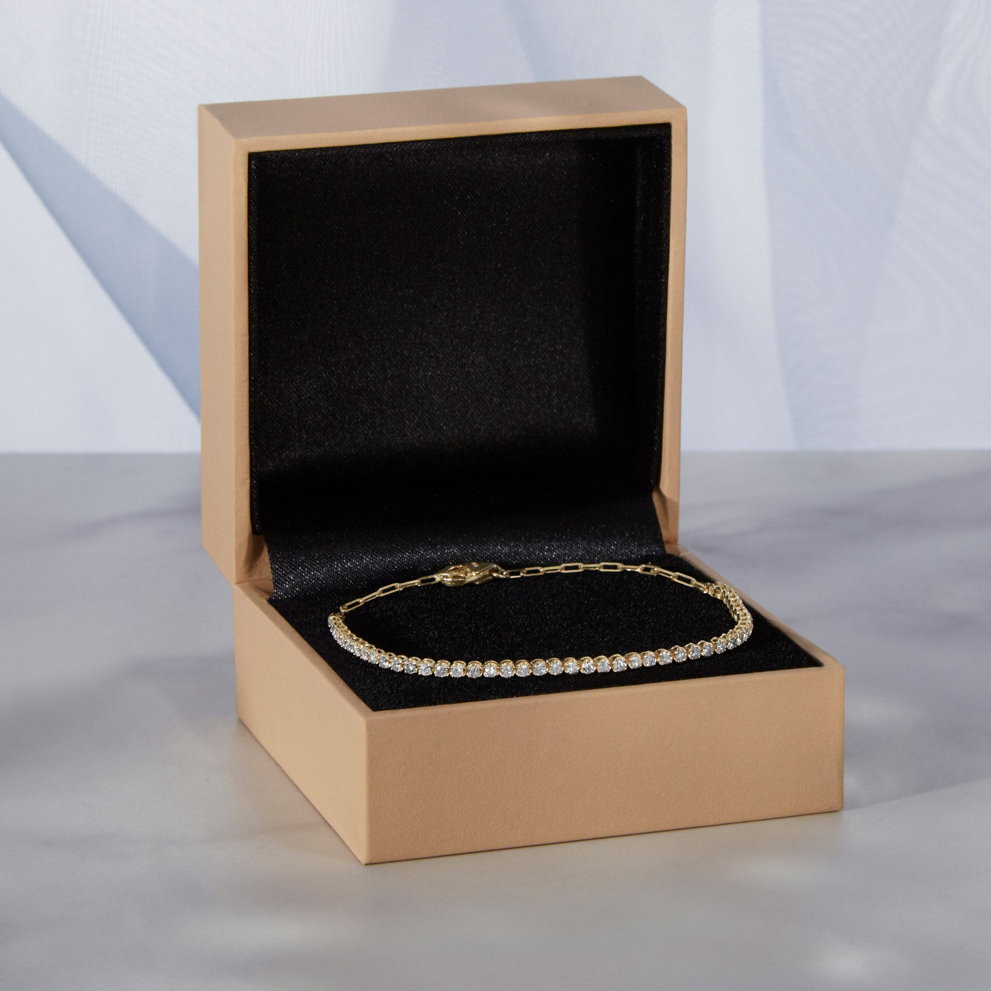 Drop Shot Diamond Tennis Bracelet - 6