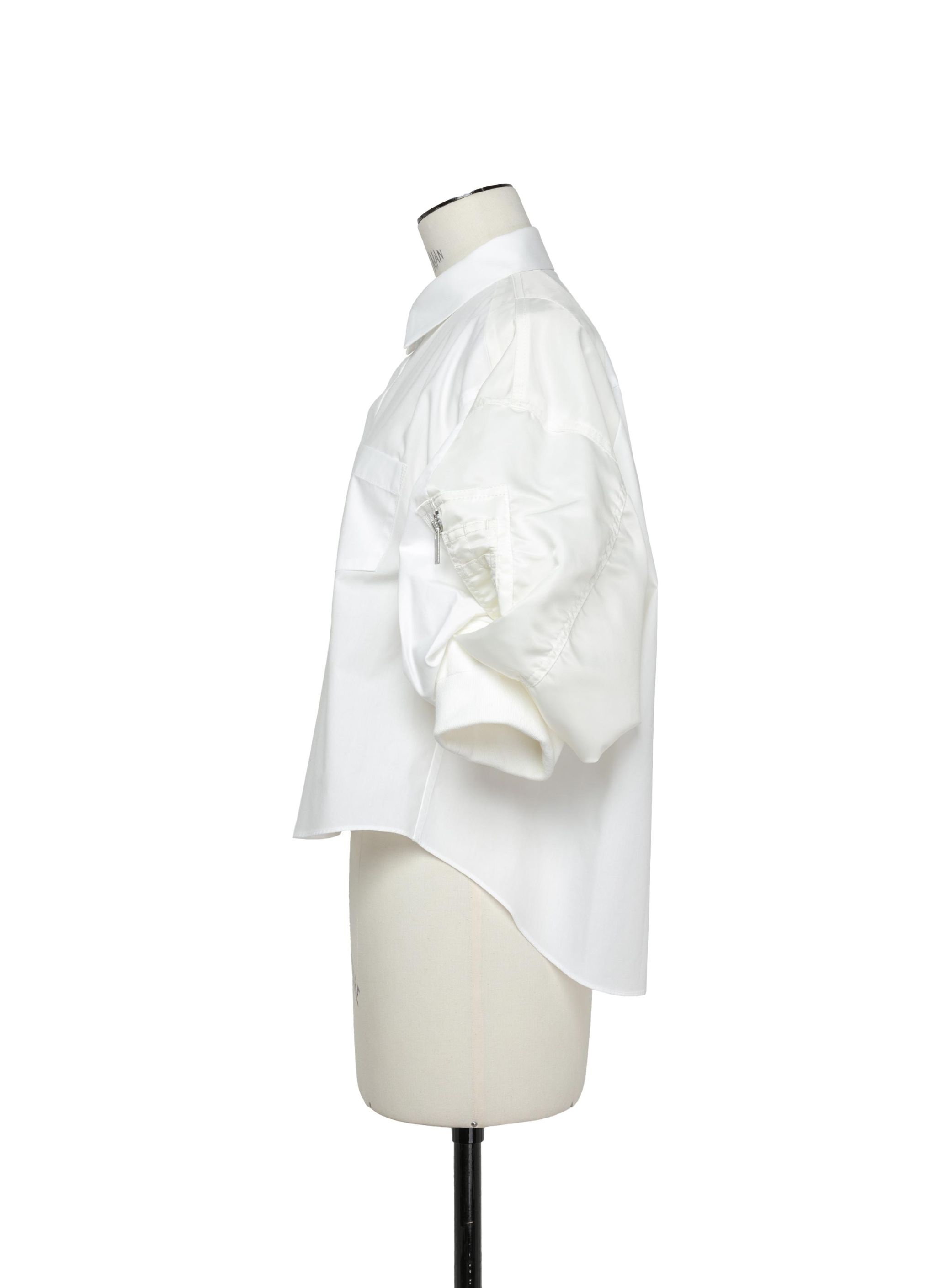 Cotton Poplin x Nylon Twill Shirt - 2