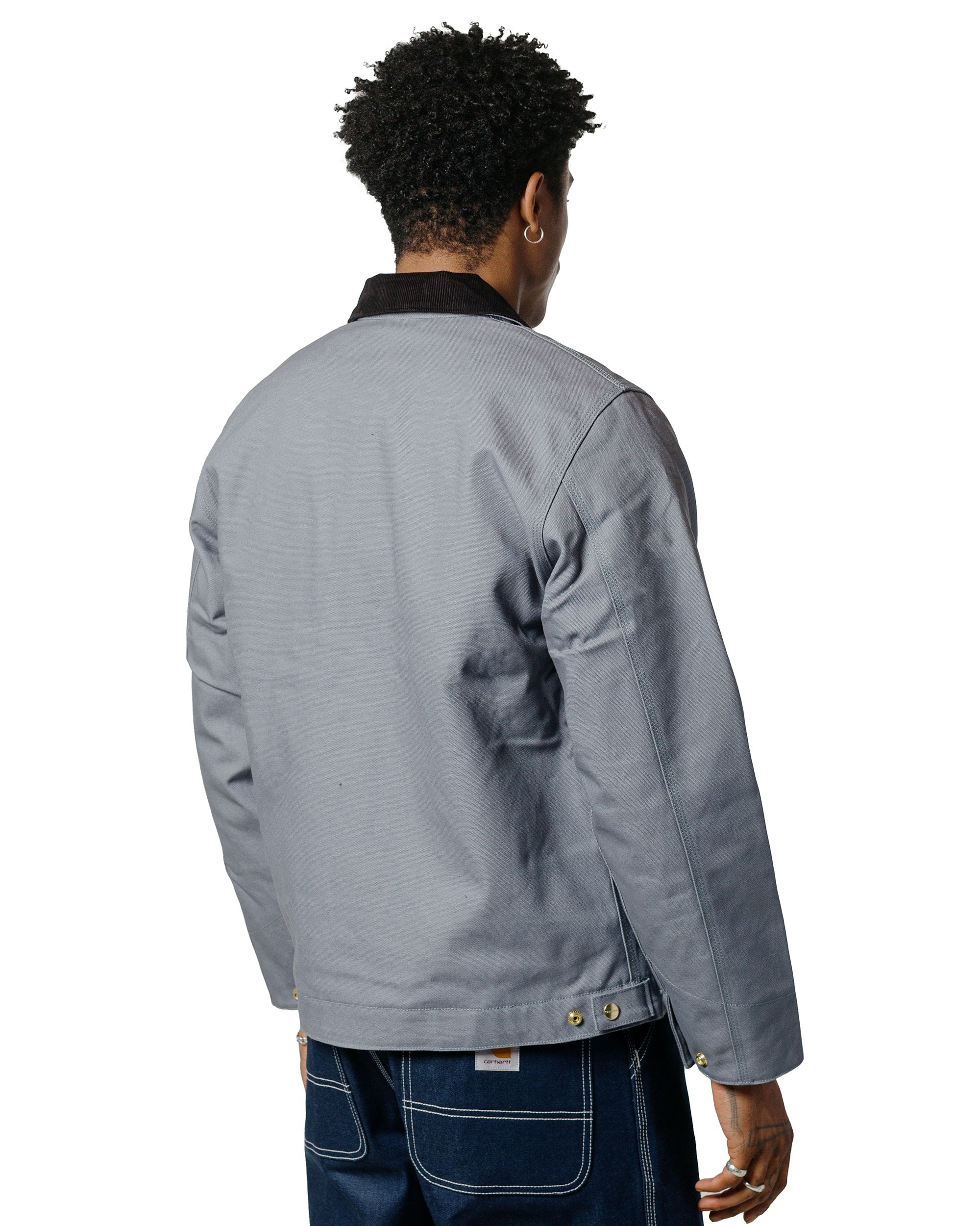 Carhartt W.I.P. Detroit Jacket Winter Dove Grey/Black Rigid - 3