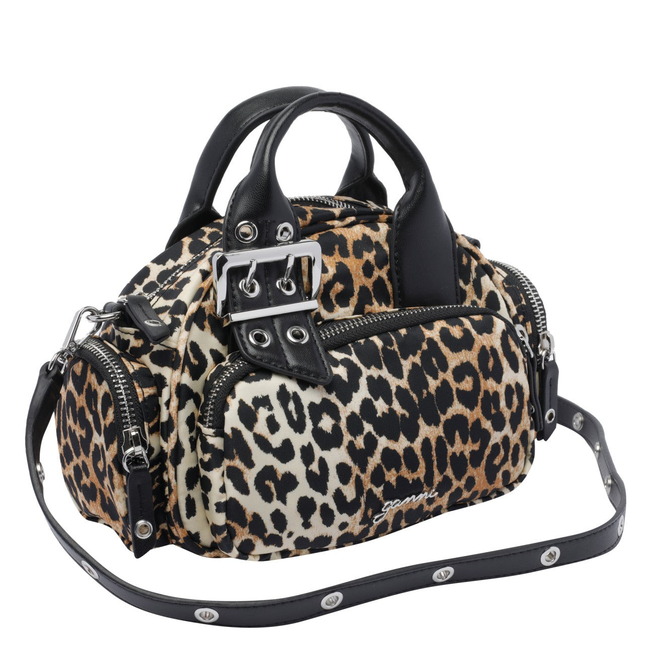Ganni Women Small Bucky Polochon Handbag - 2