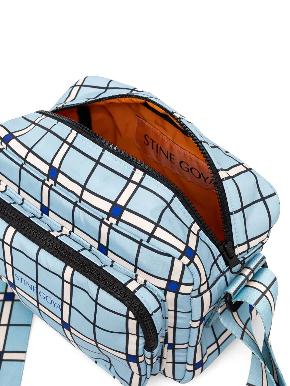 checked cross body bag - 4