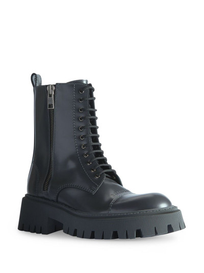 BALENCIAGA Tractor 20mm lace-up boots outlook