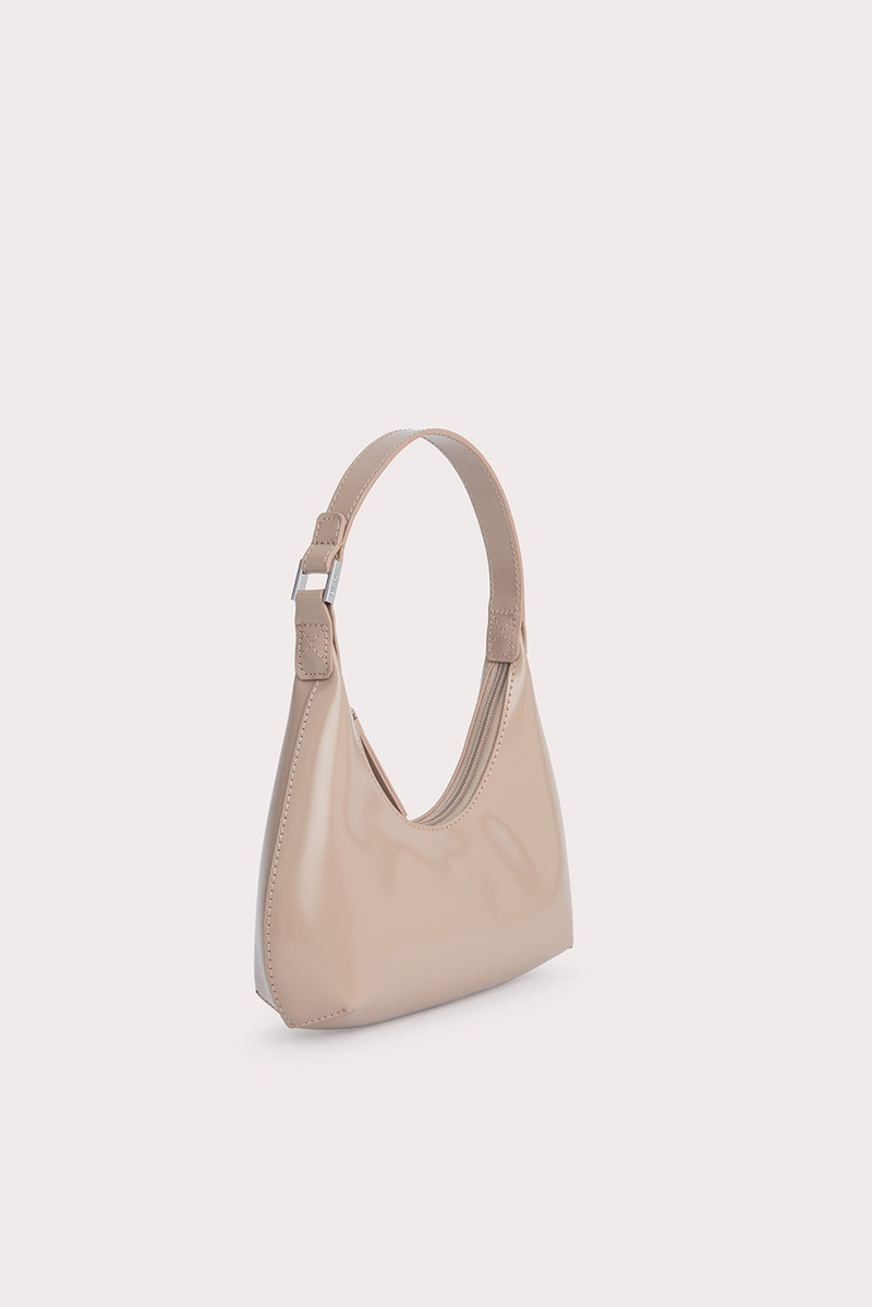 BY FAR BABY AMBER TAUPE SEMI PATENT LEATHER outlook