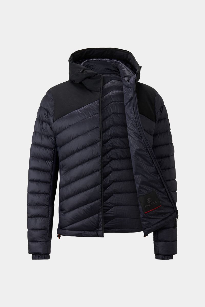 BOGNER Goran Quilted jacket in Navy blue outlook