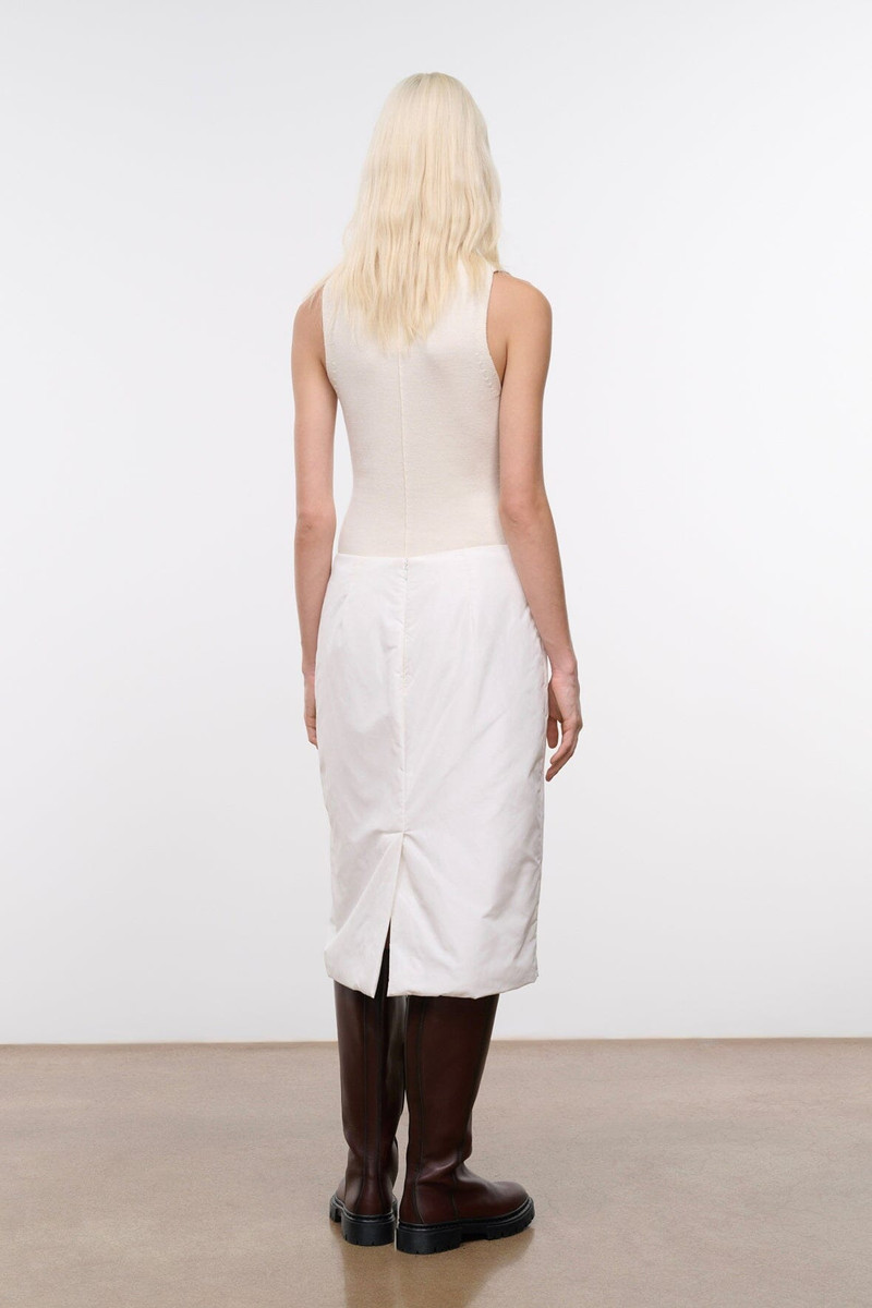 STAUD NERI SKIRT IVORY 4