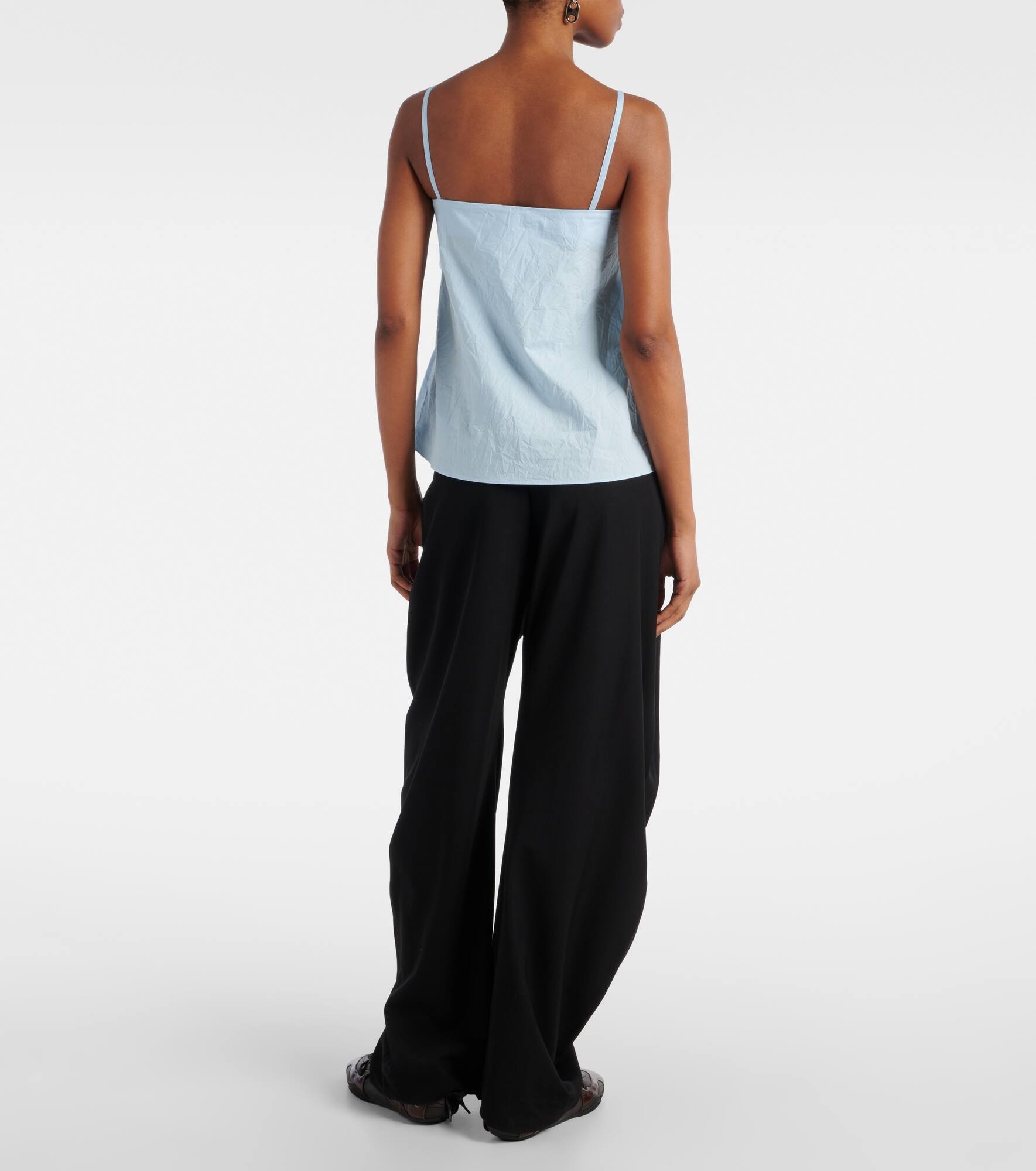 Bow-detail cotton top - 3