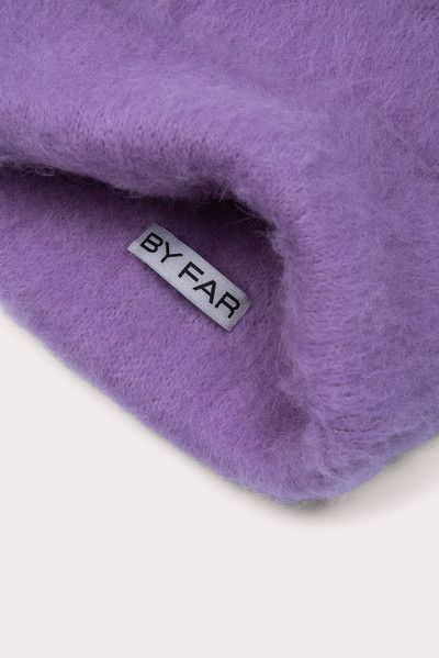 BY FAR SOLID BRUSHED HAT LILAC ALPACA outlook