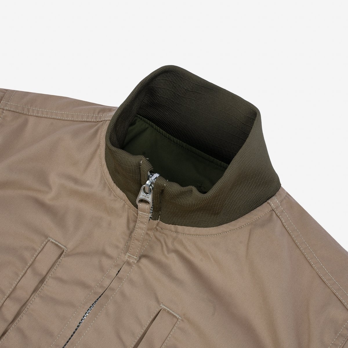 IHJ-130-OLV-NP Reversible Tanker Jacket - Olive - 15